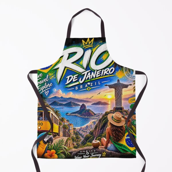 Item preview, Rio de Janeiro Brazil – Tropical City Travel Adventure Design designed and sold by URBIVO.
