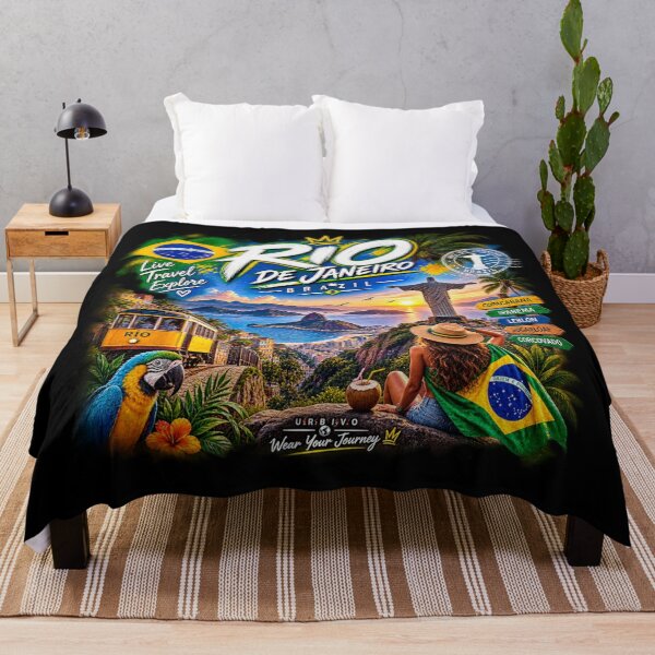 Item preview, Rio de Janeiro Brazil – Tropical City Travel Adventure Design designed and sold by URBIVO.