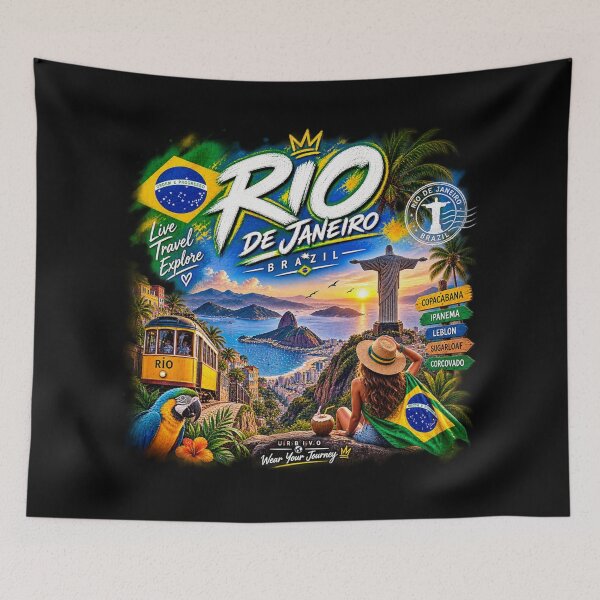 Item preview, Rio de Janeiro Brazil – Tropical City Travel Adventure Design designed and sold by URBIVO.