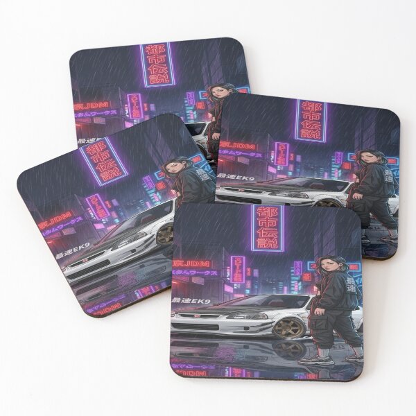 Item preview, Honda Civic Type R Cyberpunk | JDM Tuning designed and sold by JMAVILA ART.
