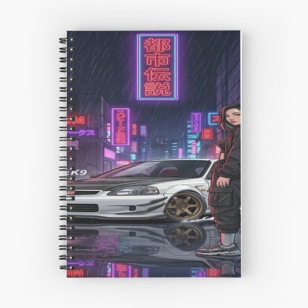 Item preview, Honda Civic Type R Cyberpunk | JDM Tuning designed and sold by JMAVILA ART.