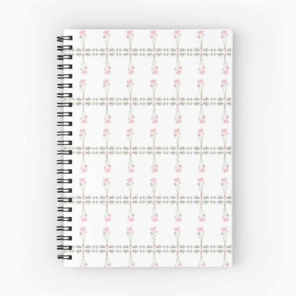 Item preview, Vintage Pink Lotus Vine Floral Border Seamless Pattern Sheet designed and sold by Rehnair.