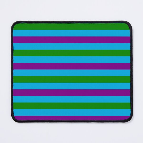 Item preview, Purple and Green Stripes Design Light Blue designed and sold by PatternTitan.