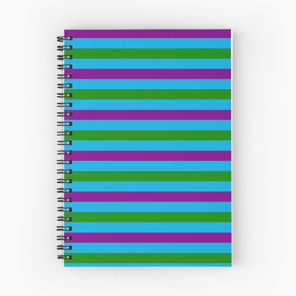 Item preview, Purple and Green Stripes Design Light Blue designed and sold by PatternTitan.