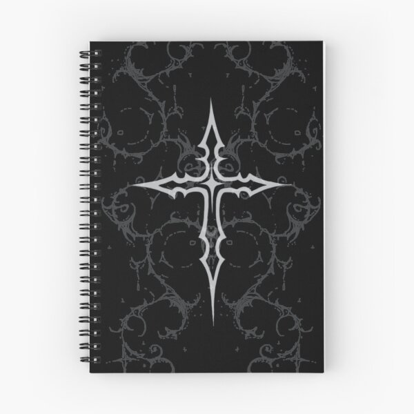 Item preview, Cyber Sigilism Gothic Cross - Y2K Dark Aesthetic Spiky Graphic designed and sold by BrontesWhimsyStore.