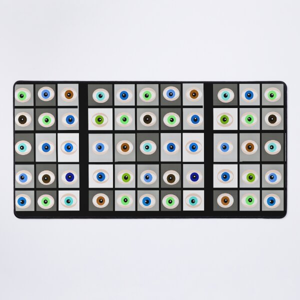 Item preview, Colorful Eyes Pattern Grid designed and sold by Elaine M Hayward .