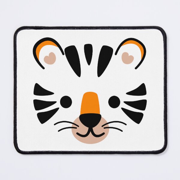 Item preview, Happy Cute Tiger Face designed and sold by ClumsyCat.