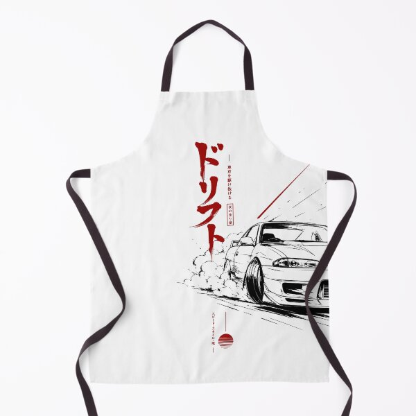 Item preview, Japanese Drift Car – Minimal Black and Red Line Art designed and sold by Gaviani Design Studio.