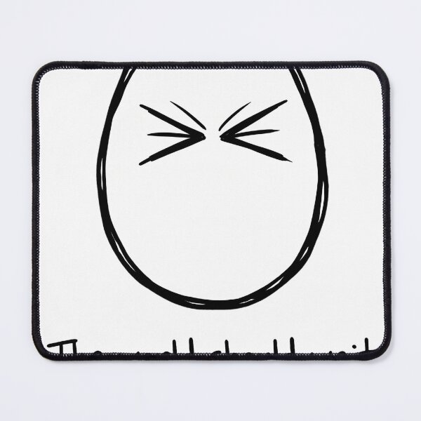 Item preview, The World Should Wait - Introvert Anti-Social Egg Dark Humor Art designed and sold by FreiherrPK.