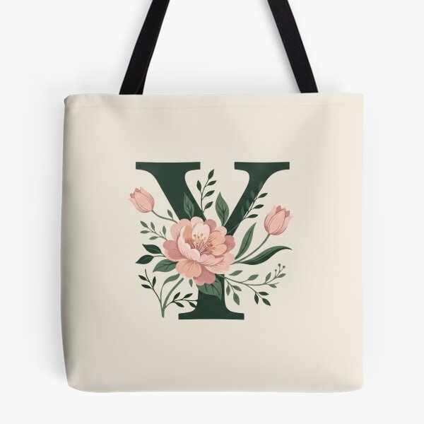 Item preview,  Blush pink Floral Letter Y Monogram Botanical designed and sold by ITCHAWAWAA.