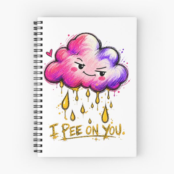 Item preview, I Pee On You – Mischievous Kawaii Cloud designed and sold by PA1407.