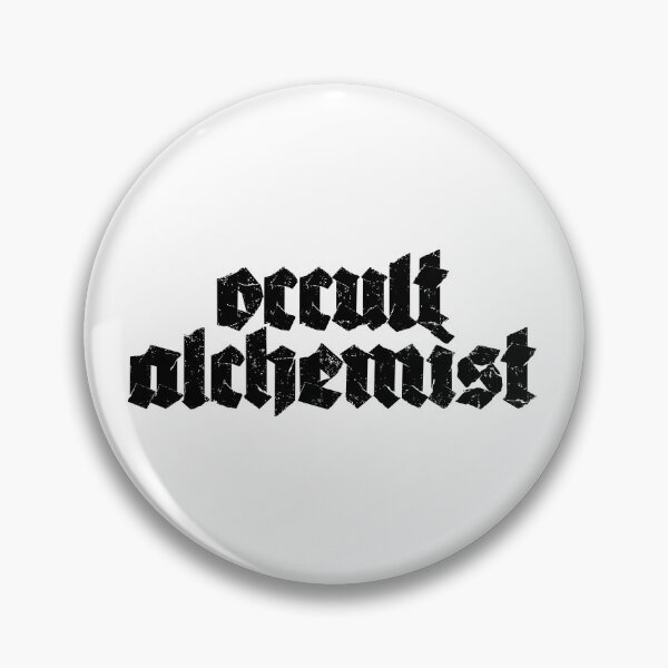 Artikelvorschau, Okkulter Alchemist Gothic-Text entworfen und verkauft von ShadowWork666.