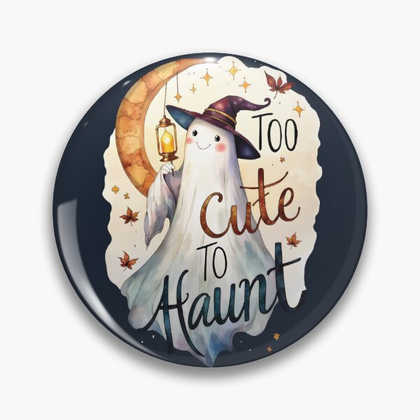 Item preview, Cute Halloween Ghost Witch - Too Cute To Haunt designed and sold by Connys Colorful World.