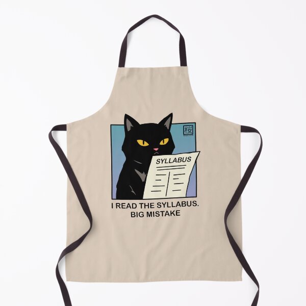 Item preview, College Syllabus Black Cat Humor designed and sold by SakuraHaven.