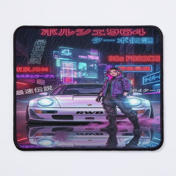 Item preview, Cyberpunk RWB | JDM Anime Girl Art designed and sold by JMAVILA ART.