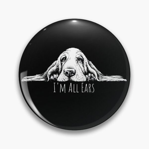 Item preview, I'm All Ears Basset Hound Dog Shirt designed and sold by Catspeachy.