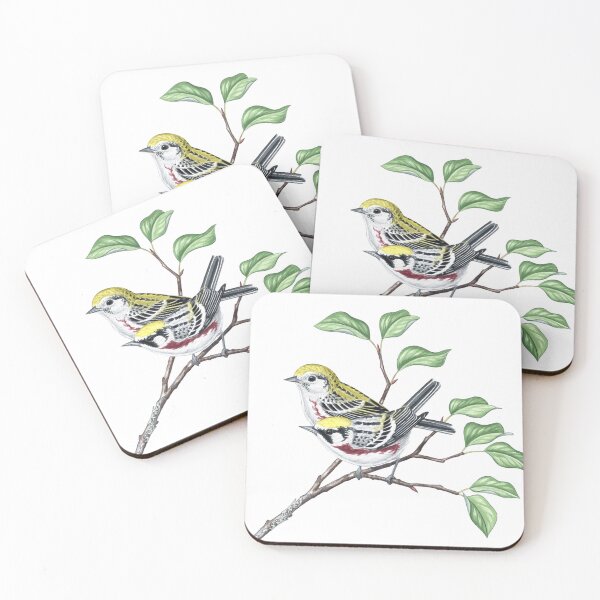 Item preview, Chestnut-sided Warbler (Setophaga pensylvanica) designed and sold by JadaFitch.