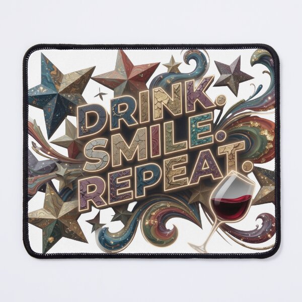 Item preview, Cool DRINK SMILE REPEAT designed and sold by dazzlemakers.