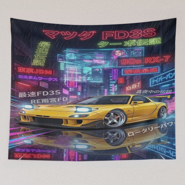 Item preview, Cyberpunk | JDM Tuning Car Illustration designed and sold by JMAVILA ART.