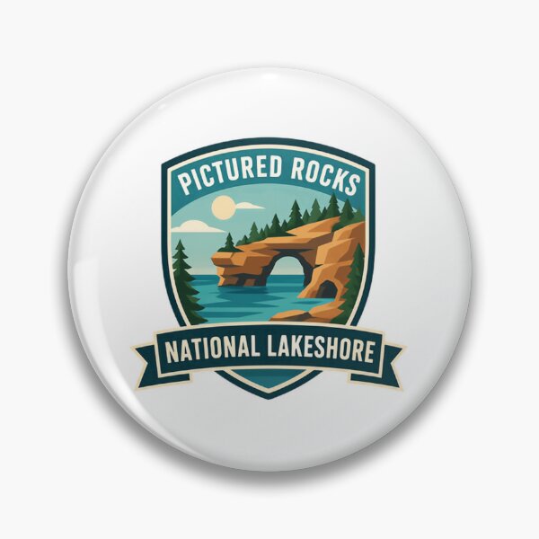 Item preview, Pictured Rocks National Lakeshore Michigan National Park Travel Explorer designed and sold by Simsimah26Parks.