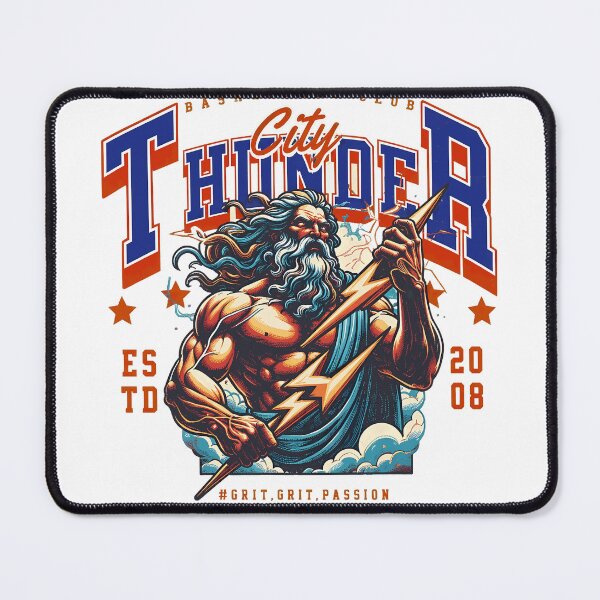 Item preview, Vintage Thunder Basketball Club designed and sold by NicoleBai12317.