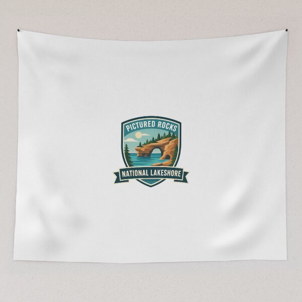 Item preview, Pictured Rocks National Lakeshore Michigan National Park Travel Explorer designed and sold by Simsimah26Parks.