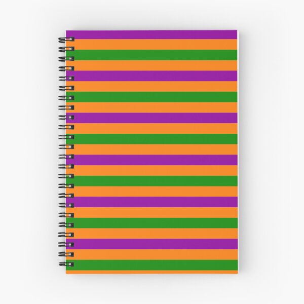 Item preview, Purple and Green Stripes Design Orange  designed and sold by PatternTitan.