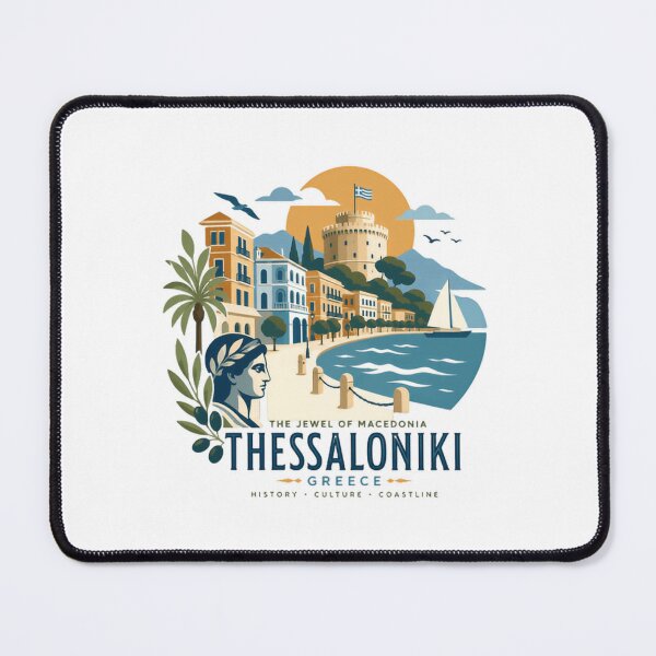 Item preview, The Jewel Of Macedonia Thessaloniki Greece History Culture Coastline European Travel Souvenir designed and sold by Simsimah26Parks.