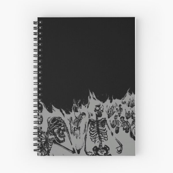 Item preview, Skeleton Inferno Cyber Sigilism - Gothic Dark Aesthetic Flames designed and sold by BrontesWhimsyStore.