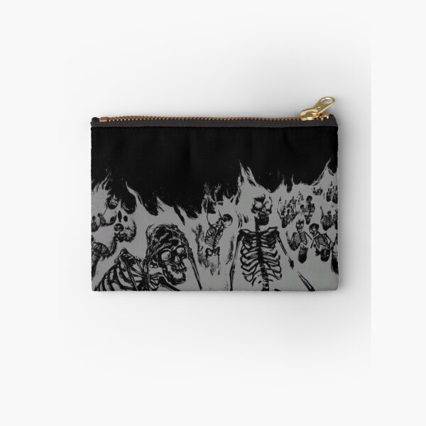 Item preview, Skeleton Inferno Cyber Sigilism - Gothic Dark Aesthetic Flames designed and sold by BrontesWhimsyStore.