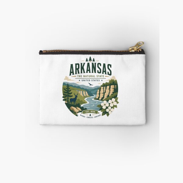 Item preview, Arkansas The Natural State United States Est. 1836 Rivers Forests Heritage State Pride Resident Nature Lover designed and sold by Simsimah26Parks.