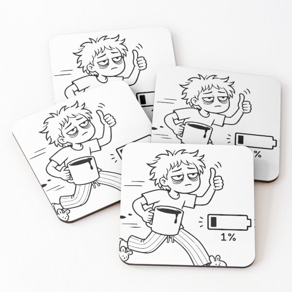 Item preview, I'm Fine Low Battery Mood designed and sold by Partoon-dp.