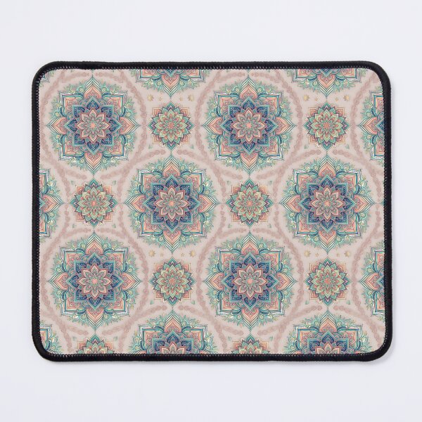 Item preview, Mystical Neo-Pastel Mandala with Footprints and Hearts designed and sold by FootprintofLove.