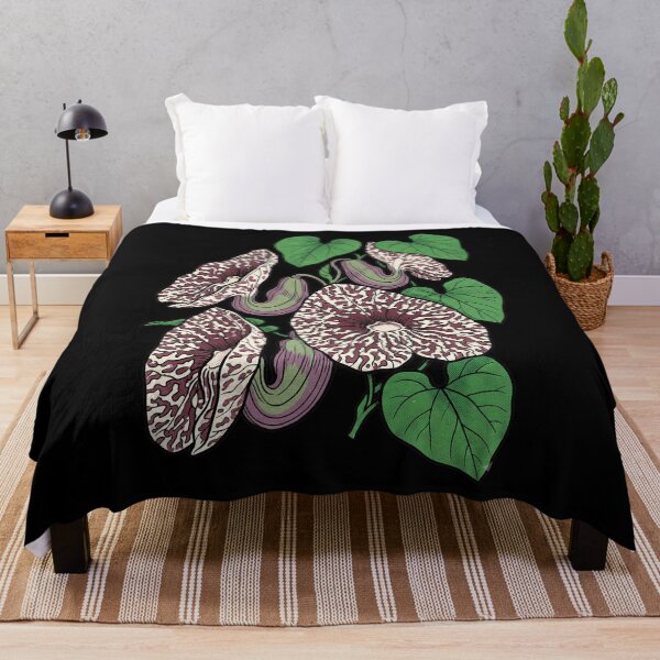 Item preview, Aristolochia Littoralis - Calico Flower Pop Art Botanical Print designed and sold by FreiherrPK.