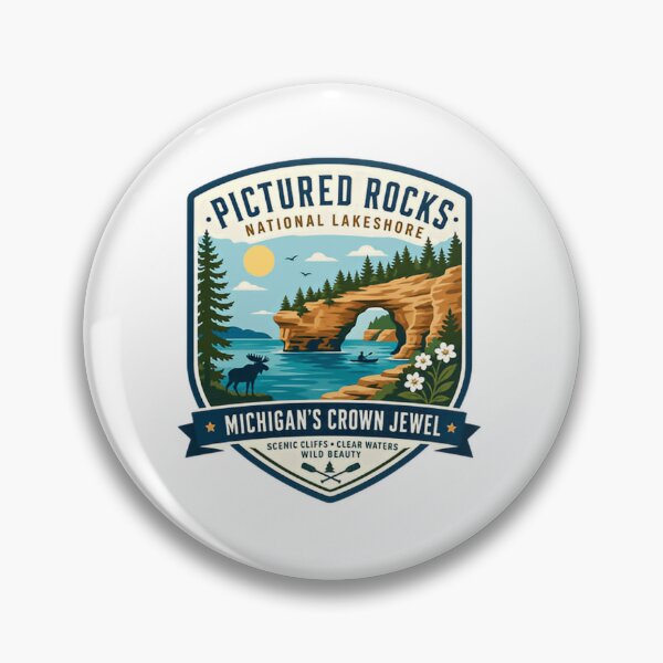 Item preview, Pictured Rocks National Lakeshore Michigan's Crown Jewel Scenic Cliffs Clear Waters Wild Beauty designed and sold by Simsimah26Parks.