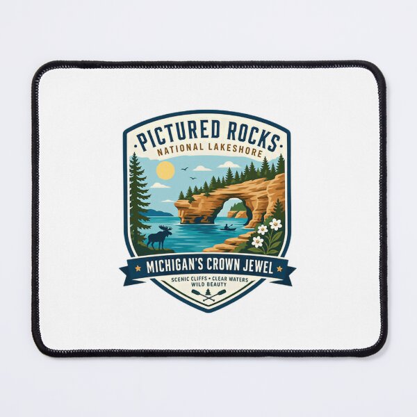 Item preview, Pictured Rocks National Lakeshore Michigan's Crown Jewel Scenic Cliffs Clear Waters Wild Beauty designed and sold by Simsimah26Parks.