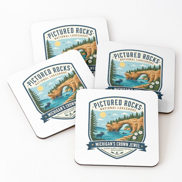 Item preview, Pictured Rocks National Lakeshore Michigan's Crown Jewel Scenic Cliffs Clear Waters Wild Beauty designed and sold by Simsimah26Parks.