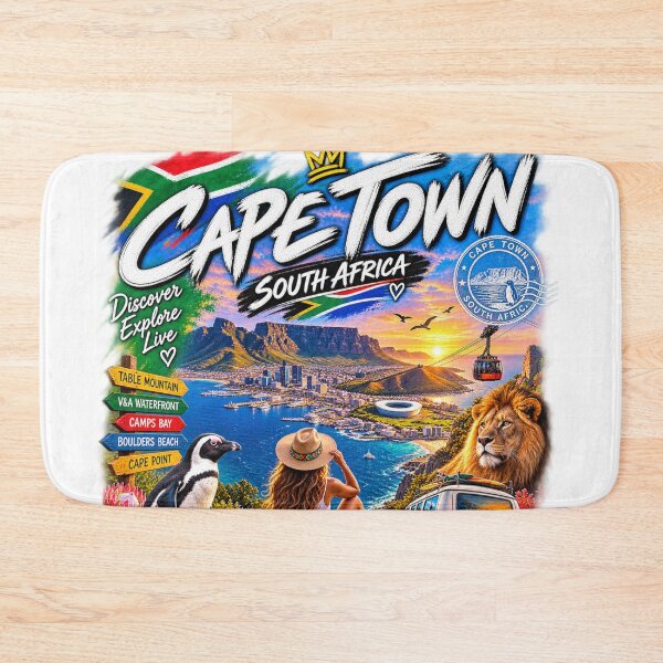 Item preview, Cape Town South Africa – Table Mountain Travel Adventure Design designed and sold by URBIVO.