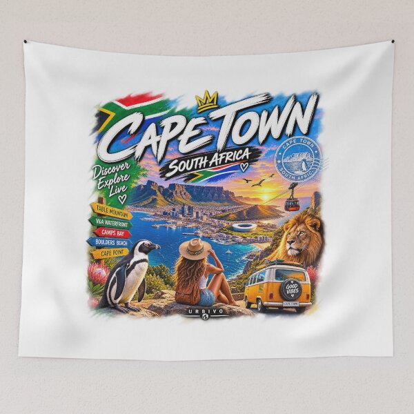 Item preview, Cape Town South Africa – Table Mountain Travel Adventure Design designed and sold by URBIVO.
