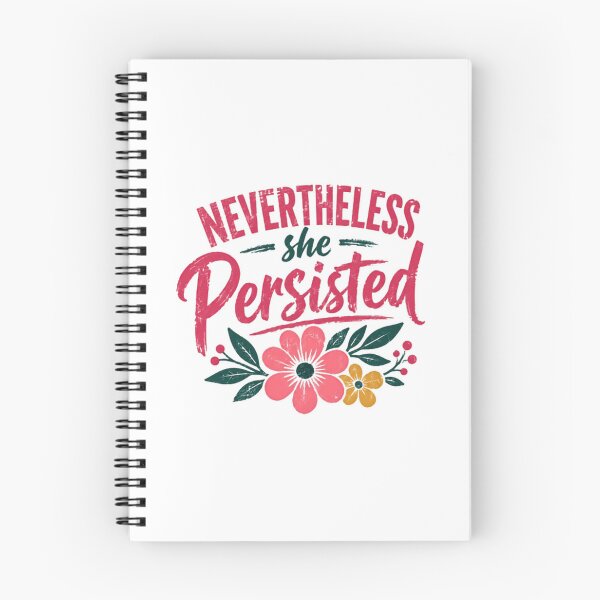 Item preview, Nevertheless She Persisted Women Empowerment Feminist Quote designed and sold by RetroMini2026.