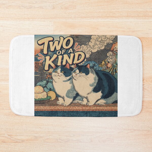 Item preview, Two of a Kind – Edo Cats designed and sold by INITIAL SHIBA.