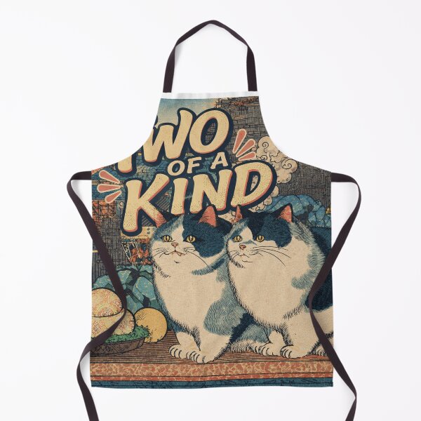 Item preview, Two of a Kind – Edo Cats designed and sold by INITIAL SHIBA.