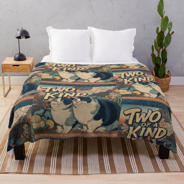 Item preview, Two of a Kind – Edo Cats designed and sold by INITIAL SHIBA.