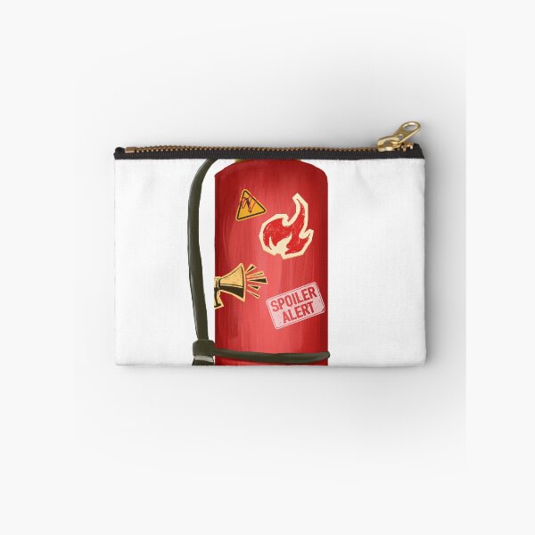Item preview, Fire Extinguisher Spoiler Alert Vintage Sticker Illustration designed and sold by anandariki.