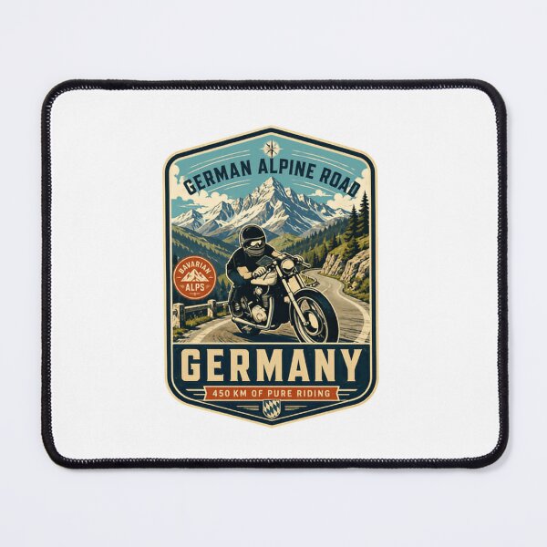 Item preview, German Alpine Road Germany 450 Km Of Pure Riding Bavarian Alps Motorcycle Biker Adventure designed and sold by Simsimah26Parks.