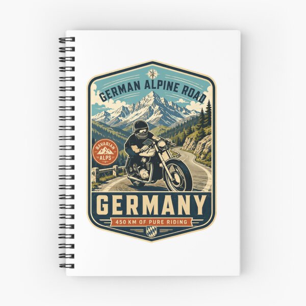Item preview, German Alpine Road Germany 450 Km Of Pure Riding Bavarian Alps Motorcycle Biker Adventure designed and sold by Simsimah26Parks.