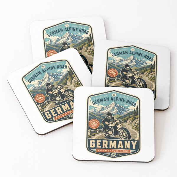 Item preview, German Alpine Road Germany 450 Km Of Pure Riding Bavarian Alps Motorcycle Biker Adventure designed and sold by Simsimah26Parks.