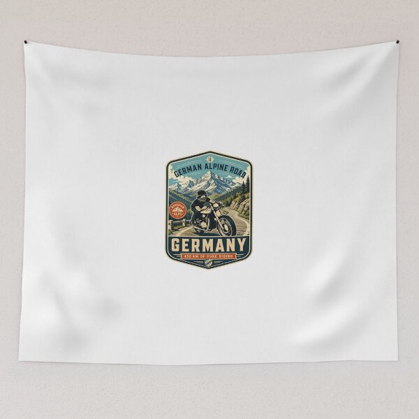 Item preview, German Alpine Road Germany 450 Km Of Pure Riding Bavarian Alps Motorcycle Biker Adventure designed and sold by Simsimah26Parks.