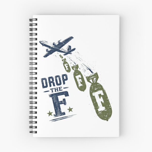Item preview, Drop The F Military Air Force Swear Word Humor designed and sold by RetroMini2026.