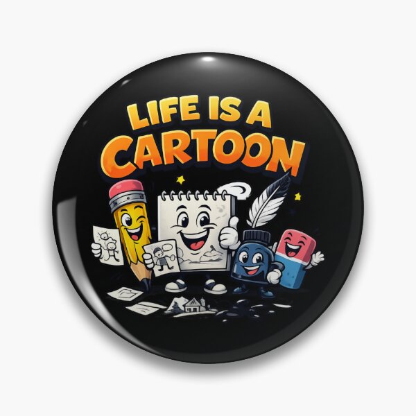 Item preview, Life Is a Cartoon – Creative Artist Sketch designed and sold by SidTastic .